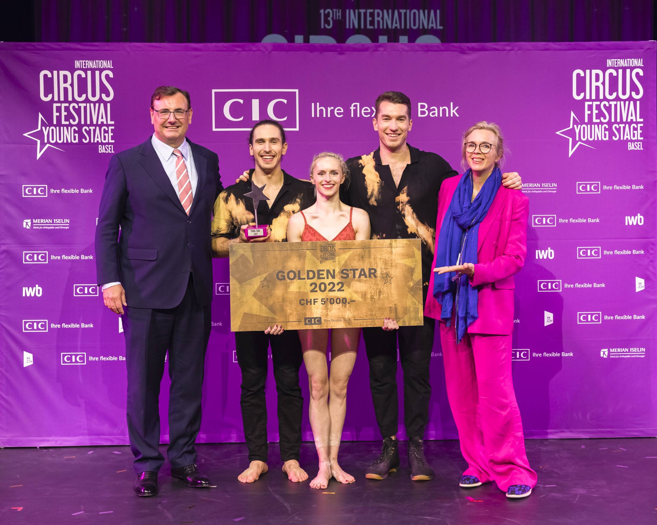 These are the winners of the 13th International Circus Festival YOUNG STAGE Basel 2022